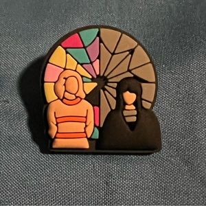 Wednesday Adams and Esther jibbitz crocs charm